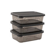 Набор контейнеров пищевых Prime Bowl Grey 600мл 162331-012