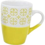Кружка Ornament желто-белая 320мл AR3045YW