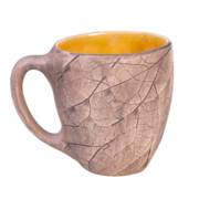 Кружка Флора Лопух Высокая Молоченная Желтая 250мл F010308101316