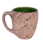 Кружка Флора Лопух Высокая Молоченная Зеленая 250мл F010308101416