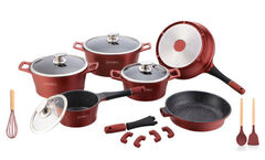 Набор посуды RL-ES1014M Burgundy