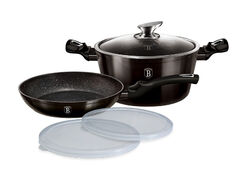 Набор посуды Metallic Shiny Black BH-6616