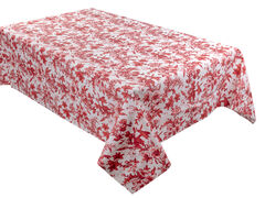 Скатерть водонепроницаемая Corso Red 140х140см 715-373