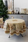 Скатерть Золотой праздник 136см 4823093464605