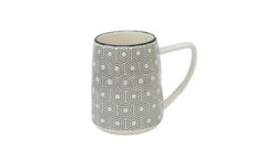 Кружка Lamberto бело-серая 360мл AR3051