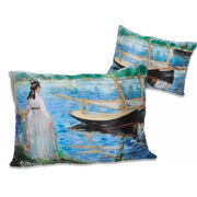 Подушка декоративна Едуар Мане Берег Сени в Аржантеї 45х60см 023-8590