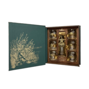 Набор рюмок + штрафная рюмка Секреты удачного рыболовства 50мл 187-3017