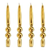 Набір свічок Curl Gold 22см 57122 - в інтернет-магазині Світ посуду Набір свічок Curl Gold 22см 57122 - Світ посуду