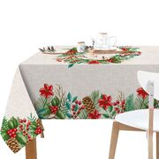 Скатерть Праздничный декор 140х180см A33806-140x180-JOLLI