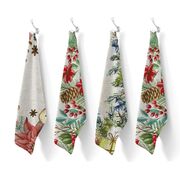 Набор кухонных полотенец Праздничный декор 50х70см 33837-JOLLItowel-4set