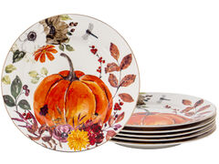 Набор тарелок десертных Осенний урожай 19см 922-056