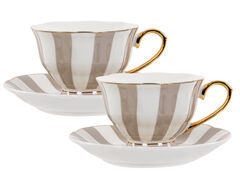 Набор чашек для чая с блюдцами 220мл 922-049