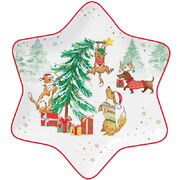 Блюдо Christmas Gang 22,5см R1484#CHGA