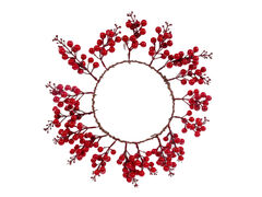 Вінок новорічний 25см 801-544