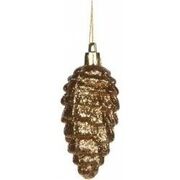 Ёлочная игрушка Шишка золотистая 10,5см 8718861151749