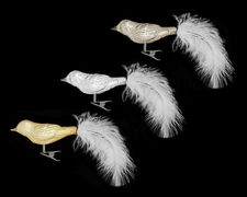 Набор ёлочных игрушек Птички серые 9х4х10см 8718861625424GREY