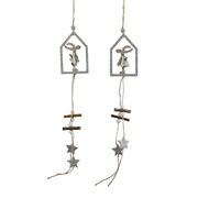 Ёлочное украшение Олень 43см 8718861655728