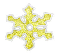 Наклейка новогодняя Снежинка 10см 8718861423426GOLD