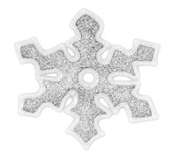 Наклейка новогодняя Снежинка 10см 8718861423426SILVER