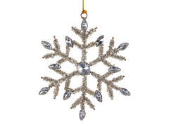 Ялинкова іграшка срібло 10см 877-059