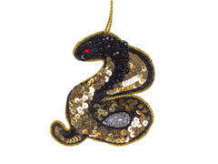 Ялинкова іграшка Змія 10см 877-069