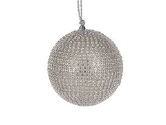 Ялинкова іграшка срібло 8см 877-087