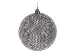 Ялинкова іграшка срібло 10см 877-102