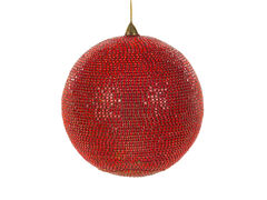 Ялинкова іграшка червона 15см 877-106