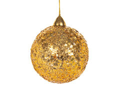 Ялинкова іграшка золото 8см 877-117