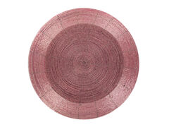 Подставка под тарелку розовая 35см 877-095
