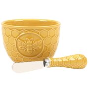 Ємність для паштету з ножем Солодкий мед 13см 31467