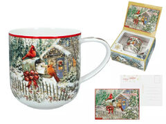 Кружка Merry Christmas Зимние птицы 500мл 219-9059