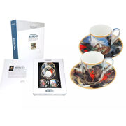 Набор чашек для кофе с блюдцами Питер Пауль Рубенс Охота на бегемота и крокодила 120мл 850-0304