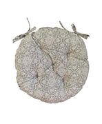 Подушка для стільця Агата Мереживо капучино 40см 4823093425941