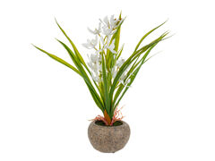 Рослина декоративна Орхідея біла 40х10х30см 821-140