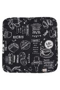 Чохол на табурет Breakfast black 35х35см 4823093470286