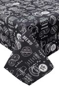 Скатертина Breakfast black 180х136см 4823093470279