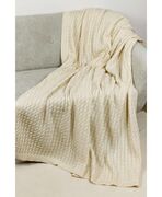 Плед Коса Sweet Home кремовый 130х170см 4823093444843