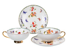 Набор чашек для чая с блюдцами 200мл 975-070