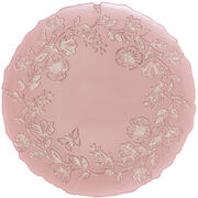 Блюдо круглое Spring Glass pink 33см R1437#SPIG_3