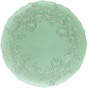 Блюдо круглое Spring Glass turquoise 33см R1437#SPIG_4