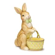 Конфетница Кролик с корзинкой 33х24см 38116