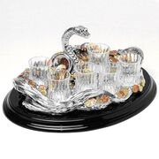 Набор для водки Змея 2025 25х45х15см 2971 silver