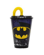 Стакан детский с крышкой и трубочкой Hello Kitty 430мл 85540