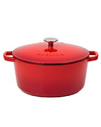 Кастрюля с крышкой Natur Iron красный градиент 5л 5901035510586