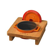 Подставка для кокотницы Wooden platter 24х17см LV AS 102 BE
