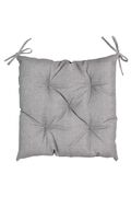Подушка для стільця Листя сіра 40х40см 4823093470521