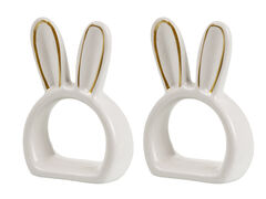 Набор колец для салфеток Ушки 8,8х5,5х4,5см 947-035