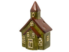Подсвечник Домик 15х9,7х6,8см 947-050