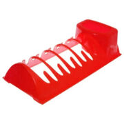 Сушилка для посуды 34х14,5х8,5см 1173-IH-червоний